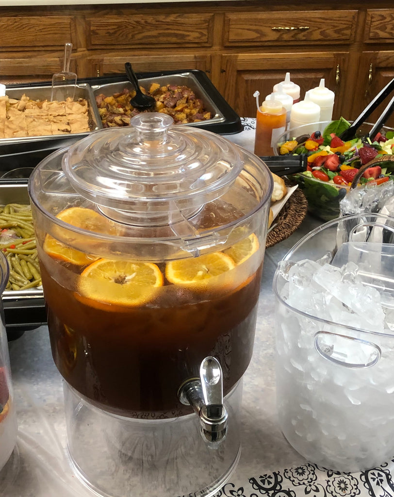 Tim's Southern Tea is great with any meal!